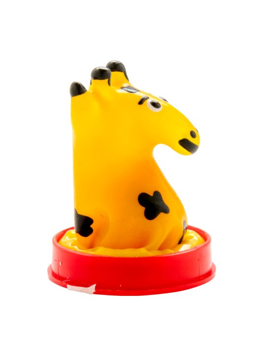 CONDOMERIE PRESERVATIVO DECORATIVO PINTADO A MANO JIRAFA