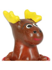 CONDOMERIE PRESERVATIVO DECORATIVO PINTADO A MANO ALCE