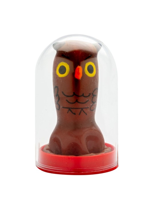 CONDOMERIE PRESERVATIVO DECORATIVO PINTADO A MANO BUHO