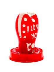 CONDOMERIE PRESERVATIVO DECORATIVO PINTADO A MANO CORAZON TE AMO MODELO 1