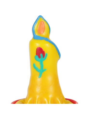 CONDOMERIE PRESERVATIVO DECORATIVO PINTADO A MANO VELA