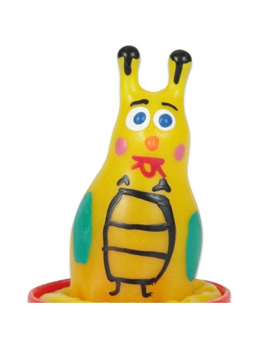 CONDOMERIE PRESERVATIVO DECORATIVO PINTADO A MANO ABEJA