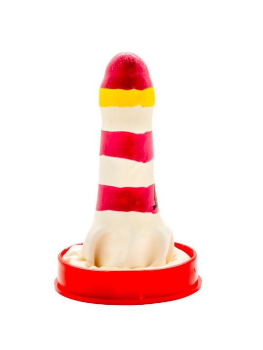 CONDOMERIE PRESERVATIVO DECORATIVO PINTADO A MANO FARO