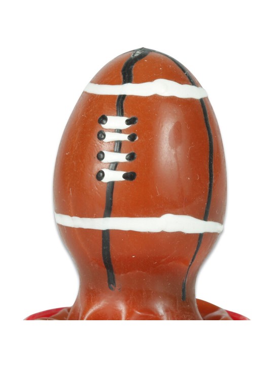 CONDOMERIE PRESERVATIVO DECORATIVO PINTADO A MANO PELOTA DE RUGBY