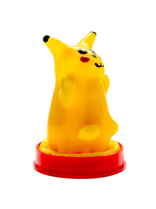 CONDOMERIE PRESERVATIVO DECORATIVO PINTADO A MANO RATON AMARILLO