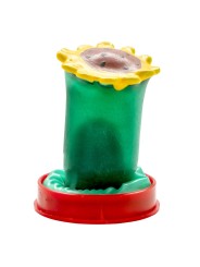 CONDOMERIE PRESERVATIVO DECORATIVO PINTADO A MANO GIRASOL