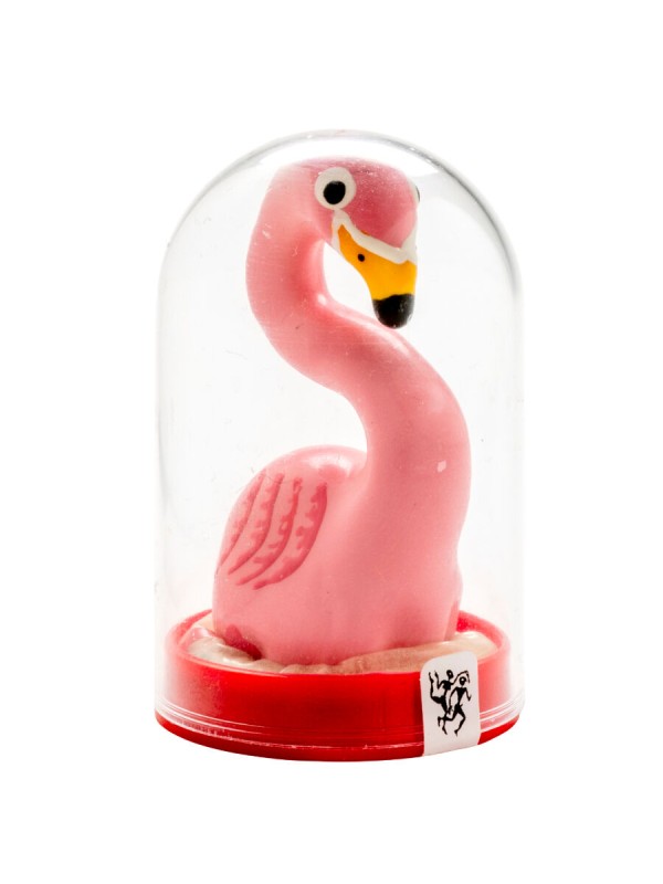 CONDOMERIE PRESERVATIVO DECORATIVO PINTADO A MANO FLAMENCO ROSA