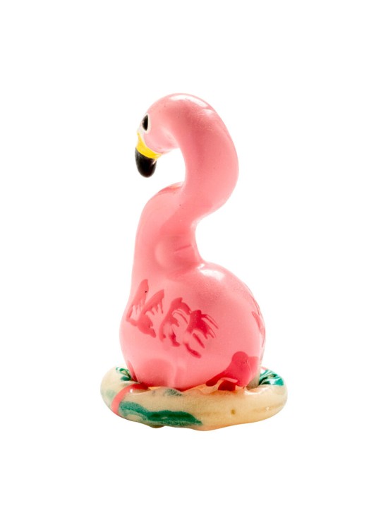 CONDOMERIE PRESERVATIVO DECORATIVO PINTADO A MANO FLAMENCO ROSA