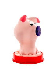 CONDOMERIE PRESERVATIVO DECORATIVO PINTADO A MANO CABEZA DE CERDO