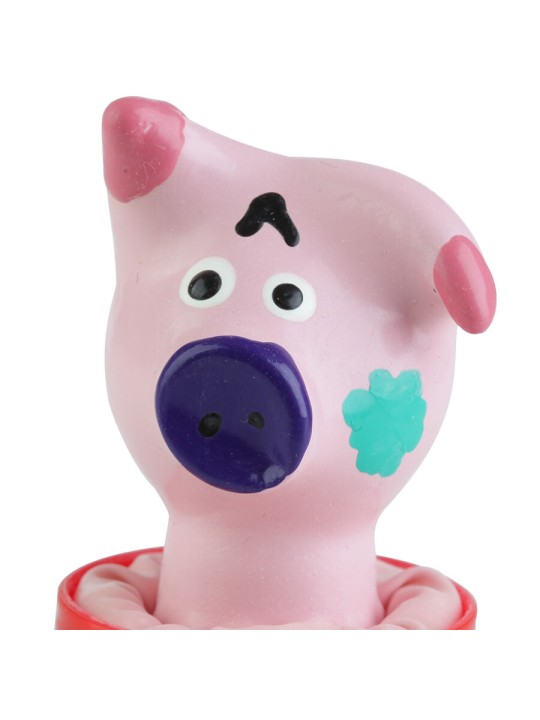 CONDOMERIE PRESERVATIVO DECORATIVO PINTADO A MANO CABEZA DE CERDO