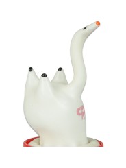 CONDOMERIE PRESERVATIVO DECORATIVO PINTADO A MANO CISNE