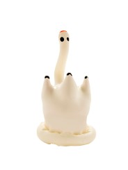 CONDOMERIE PRESERVATIVO DECORATIVO PINTADO A MANO CISNE