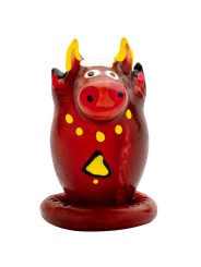 CONDOMERIE PRESERVATIVO DECORATIVO PINTADO A MANO TORO MODELO 1