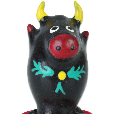 CONDOMERIE PRESERVATIVO DECORATIVO PINTADO A MANO TORO NEGRO MODELO 1