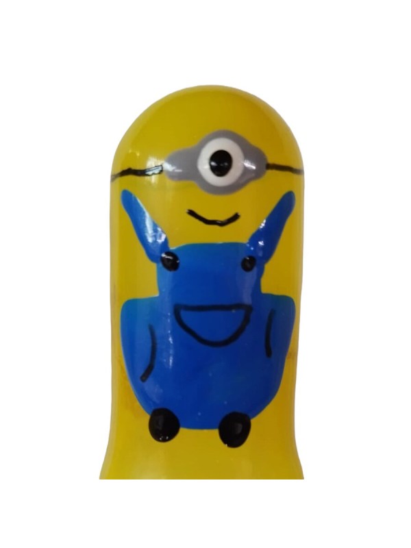 CONDOMERIE PRESERVATIVO DECORATIVO PINTADO A MANO CICLOPE