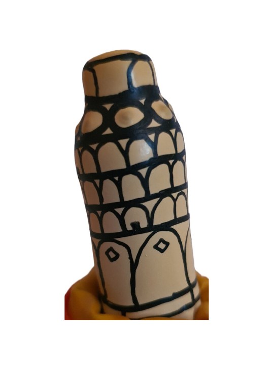 CONDOMERIE PRESERVATIVO DECORATIVO PINTADO A MANO TORRE DE PISA