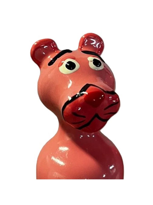 CONDOMERIE PRESERVATIVO DECORATIVO PINTADO A MANO PANTERA ROSA