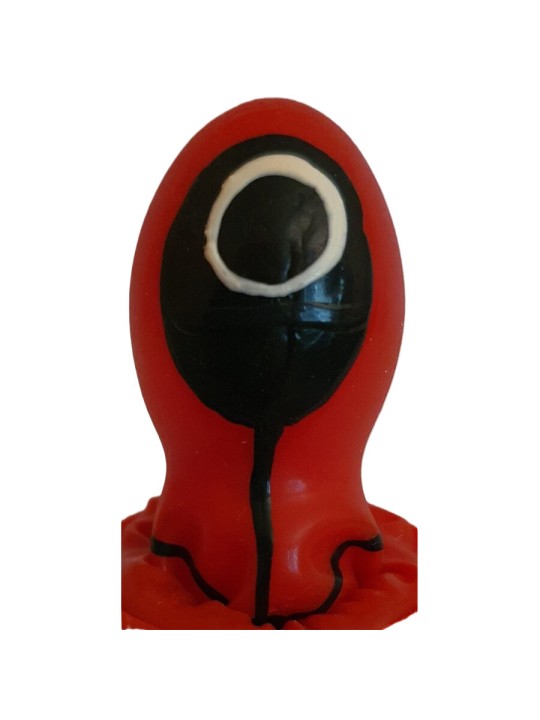 CONDOMERIE PRESERVATIVO DECORATIVO PINTADO A MANO CIRCULO