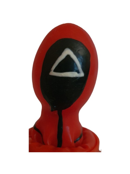 CONDOMERIE PRESERVATIVO DECORATIVO PINTADO A MANO TRINGULO