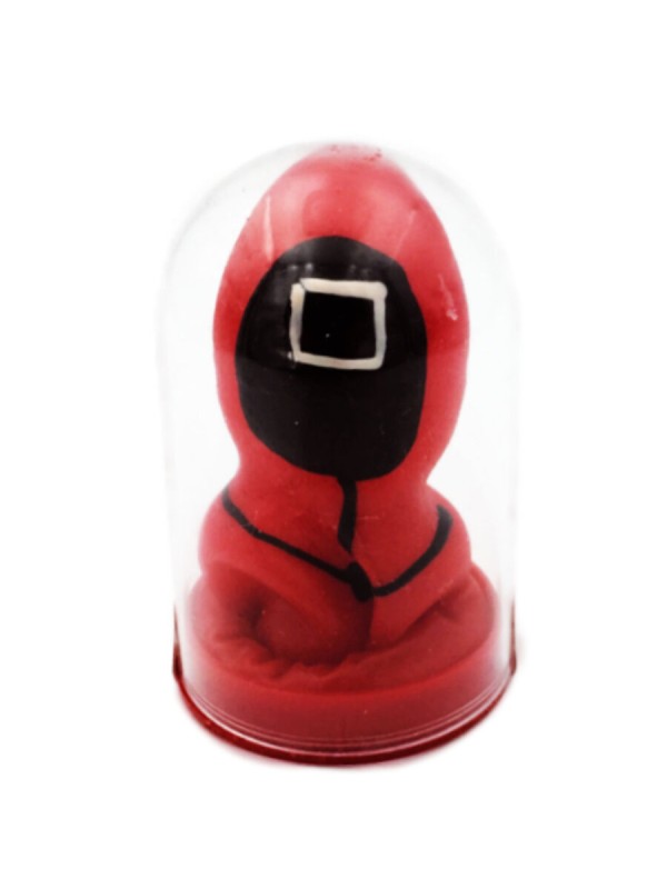 CONDOMERIE PRESERVATIVO DECORATIVO PINTADO A MANO CUADRADO