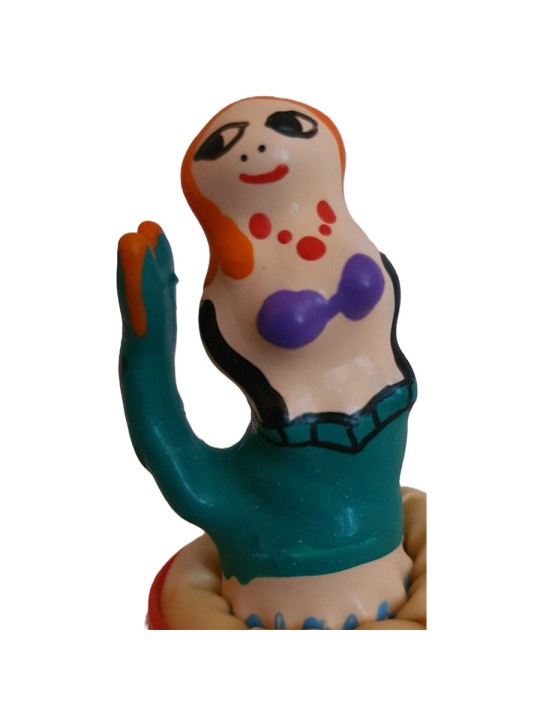 CONDOMERIE PRESERVATIVO DECORATIVO PINTADO A MANO SIRENA