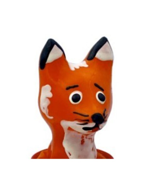 CONDOMERIE PRESERVATIVO DECORATIVO PINTADO A MANO ZORRO MARRON RAPIDO