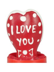 CONDOMERIE PRESERVATIVO DECORATIVO PINTADO A MANO CORAZON TE AMO MODELO 2