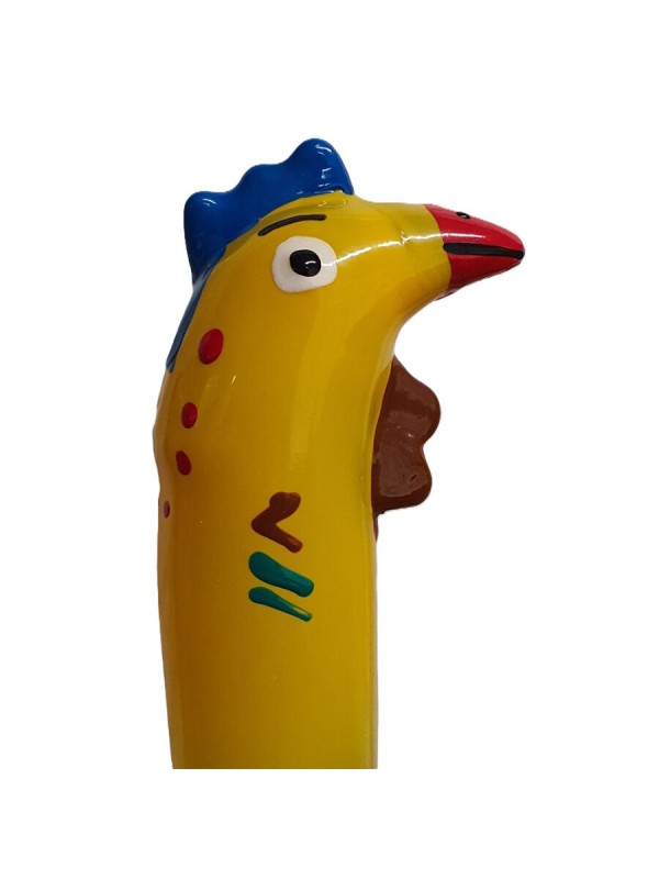 CONDOMERIE PRESERVATIVO DECORATIVO PINTADO A MANO GALLO MODELO XL