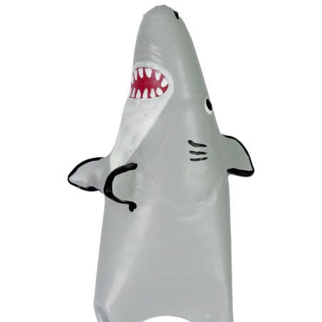 CONDOMERIE PRESERVATIVO DECORATIVO PINTADO A MANO TIBURON MODELO XL