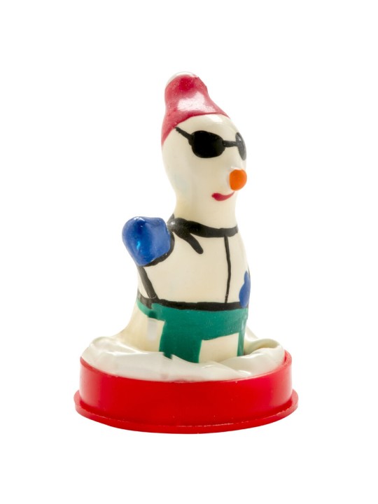 CONDOMERIE PRESERVATIVO DECORATIVO PINTADO A MANO SNOWBOARD XL