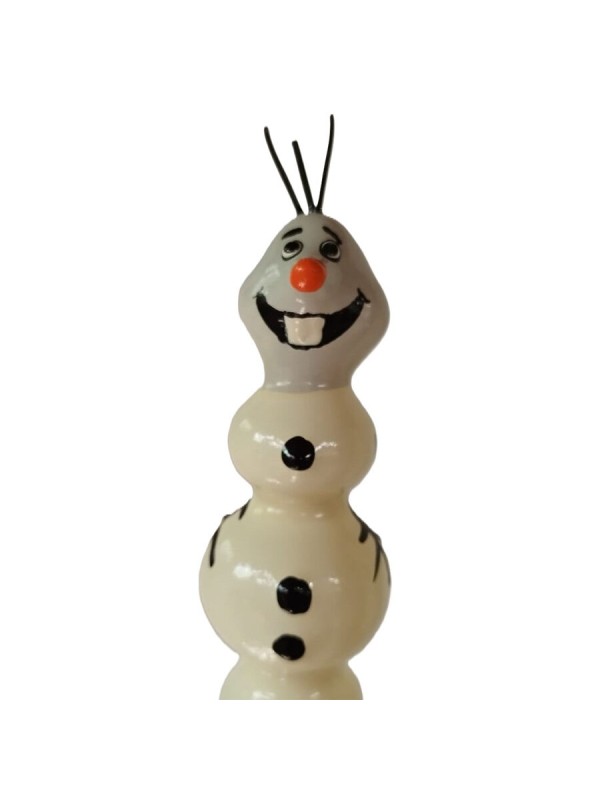 CONDOMERIE PRESERVATIVO DECORATIVO PINTADO A MANO LINDO MUNECO DE NIEVE XL