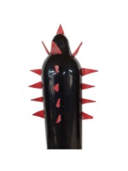 CONDOMERIE PRESERVATIVO DECORATIVO PINTADO A MANO CACTUS NEGRO XL