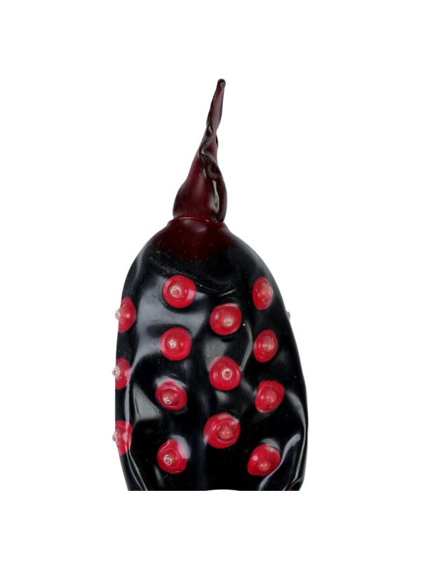 CONDOMERIE PRESERVATIVO DECORATIVO PINTADO A MANO FAQUIR NEGRO XL