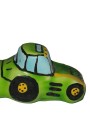 CONDOMERIE PRESERVATIVO DECORATIVO PINTADO A MANO VERDE TRACTOR XL