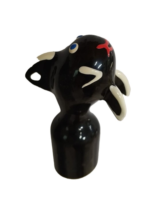 CONDOMERIE PRESERVATIVO DECORATIVO PINTADO A MANO ORCA AMABLE XL