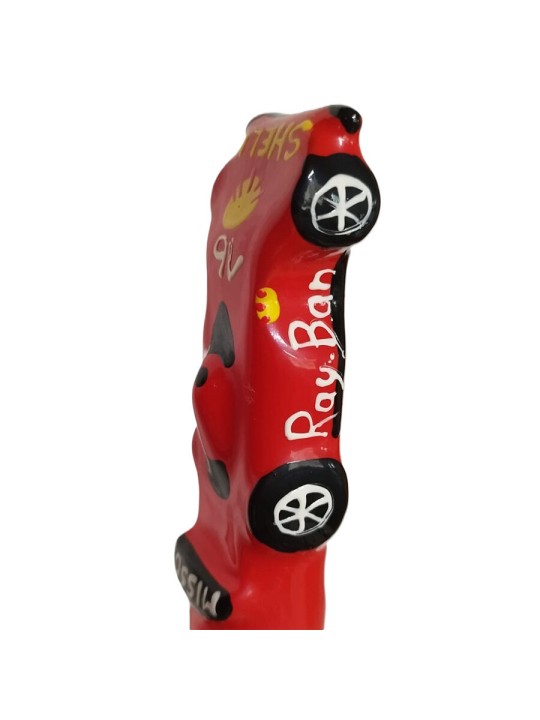 CONDOMERIE PRESERVATIVO DECORATIVO PINTADO A MANO F1 FERRARI XL