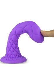 SILEXD DREAMY DILDO FANTASY SILICONA LIQUIDA TERMOREACTIVO VIOLETA 185 CM