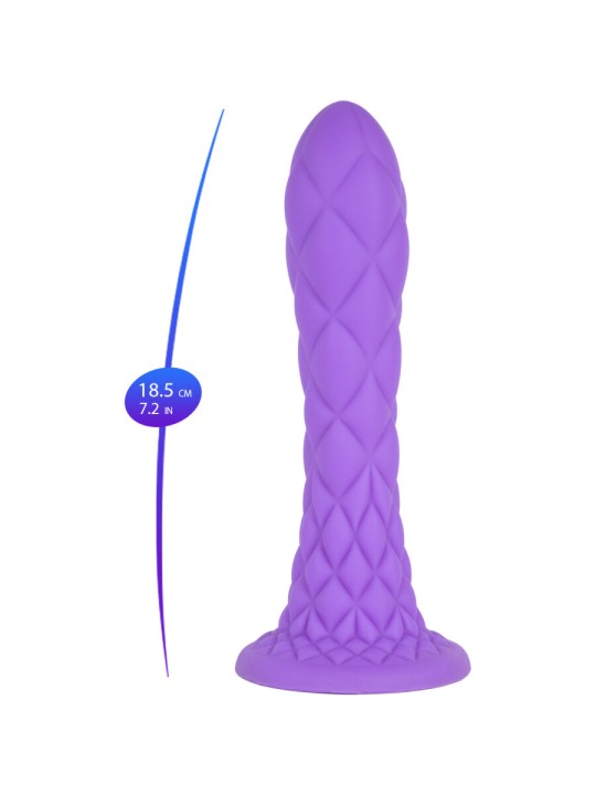 SILEXD DREAMY DILDO FANTASY SILICONA LIQUIDA TERMOREACTIVO VIOLETA 185 CM