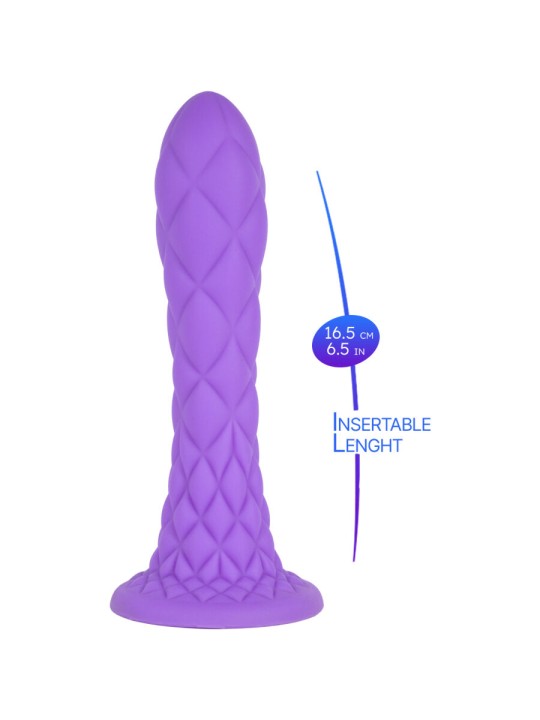 SILEXD DREAMY DILDO FANTASY SILICONA LIQUIDA TERMOREACTIVO VIOLETA 185 CM