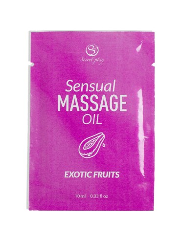 SECRETPLAY MONODOSIS ACEITE DE MASAJE FRUTAS EXOTICAS 10 ML