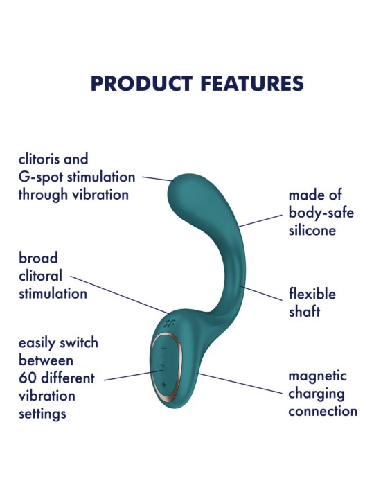 SATISFYER G FOR FODDES 2 VIBRADOR RABBIT VERDE