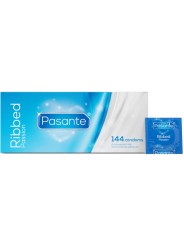 PASANTE RIBBED PASSION PRESERVATIVOS CAJA 144 UNIDADES