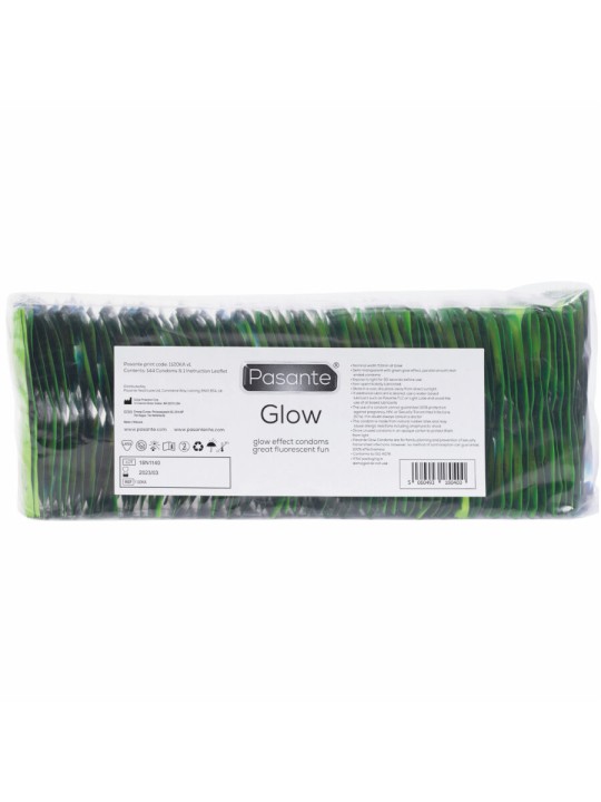 PASANTE GLOW PRESERVATIVOS BOLSA 144 UNIDADES