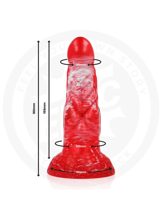 EPIC AGNIS DILDO FUEGO CARMESI