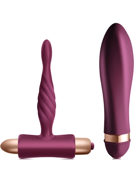 CLIMAXIMUM DARE KIT VIBRADOR TRENZADO PLUG ANAL PRINCIPIANTES