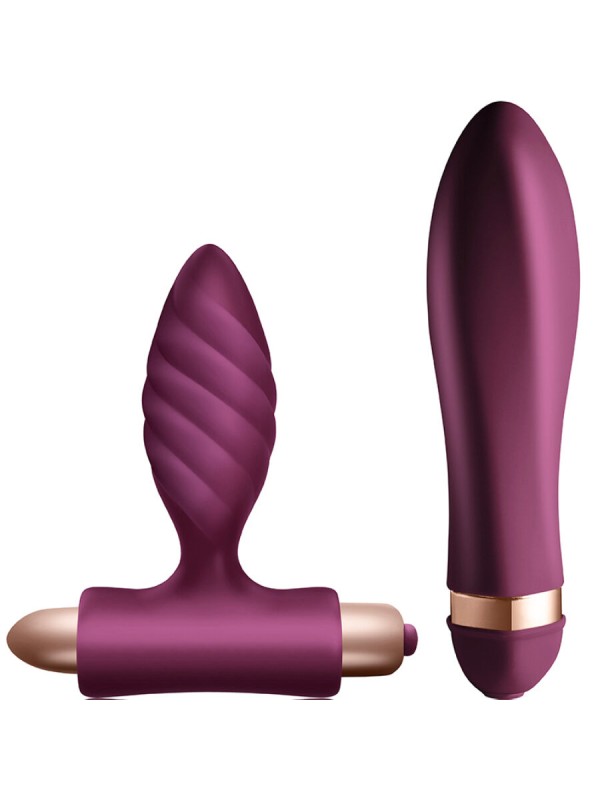 CLIMAXIMUM DESIRE KIT VIBRADOR PLUG ANAL TRENZADO