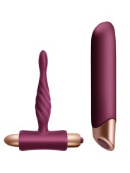 CLIMAXIMUM RAPTURE KIT VIBRADOR CLASICO PLUG ANAL PRINCIPIANTES