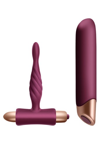 CLIMAXIMUM RAPTURE KIT VIBRADOR CLASICO PLUG ANAL PRINCIPIANTES
