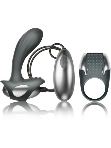CLIMAXIMUM EXCITE KIT ANILLO PARA PENE MASAJEADOR PROSTATA CON CABLE