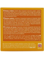 SKINS PRESERVATIVOS PREMIUM SABOR PLATANO PACK 4